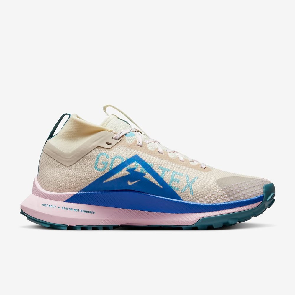 Nike React Pegasus Trail 4 GTX Womens Running Shoes Tan DJ7929-100 NEW Multi Sz - Picture 2 of 10